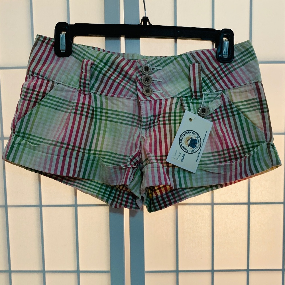 L.E.I. Luxe Micro Shorts - Multicolor Spring Size 3